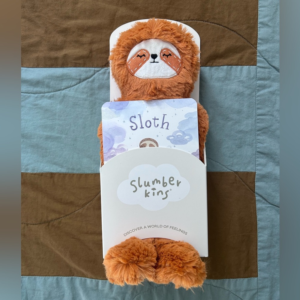 Slumberkins Orange Harvest Sloth Kin Plush NIB